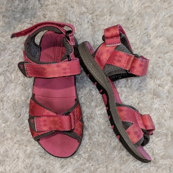 merrell pink sandals